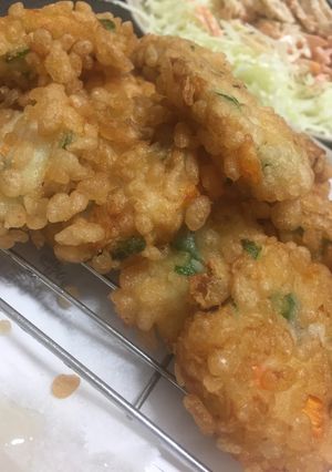 簡単！サクサク！揚げ玉のすり身揚げ♪-レシピのメイン写真