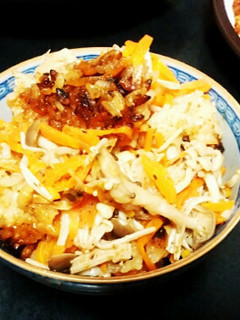 【ホシサン極みだし】きのこ炊き込みご飯-レシピのメイン写真