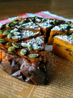 しっとり♡かぼちゃケーキ*ココアマーブル-レシピのメイン写真