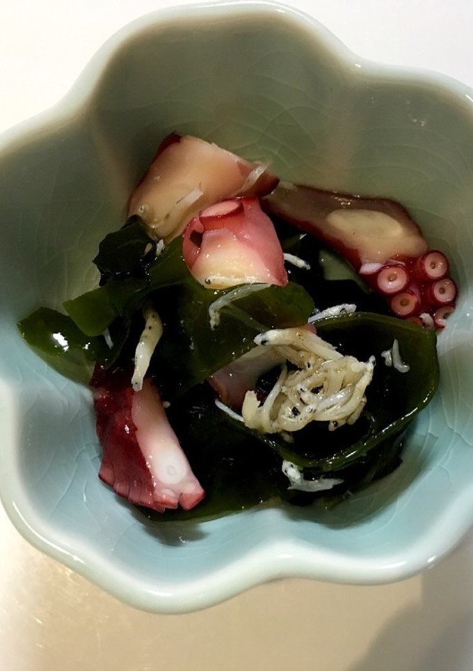 簡単＊たことわかめとしらすの酢の物＊-レシピのメイン写真