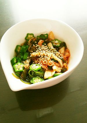 めかぶとオクラのピリ辛和え-レシピのメイン写真