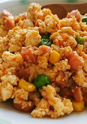簡単ヘルシー♥️ピリ辛炒り豆腐-レシピのメイン写真
