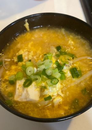 麻婆豆腐をスープにリメイク！-レシピのメイン写真