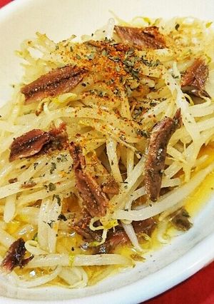 レンジで簡単&時短♪無限アンチョビもやし-レシピのメイン写真