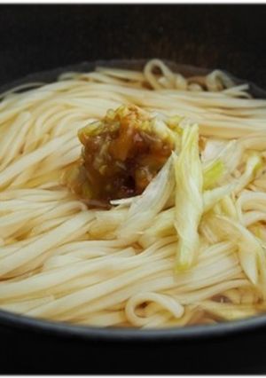 肉みそ島らっきょうさっぱりぶっかけうどん-レシピのメイン写真