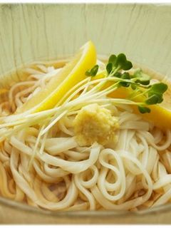 レモンでさっぱりぶっかけうどん-レシピのメイン写真
