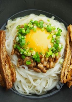 冷やしスタミナきつねうどん-レシピのメイン写真