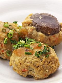 椎茸肉詰め煮あんかけ-レシピのメイン写真