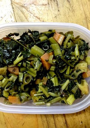 和風も美味しい!空芯菜とちくわの炒め物-レシピのメイン写真