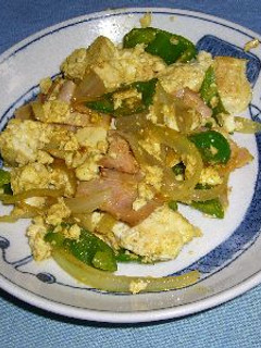 豆腐のカレー炒め-レシピのメイン写真
