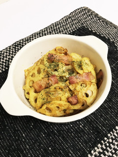 簡単♪蓮根とベーコンのカレーきんぴら♡-レシピのメイン写真