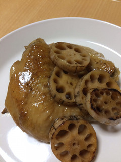 手羽先とレンコンの照り焼き-レシピのメイン写真