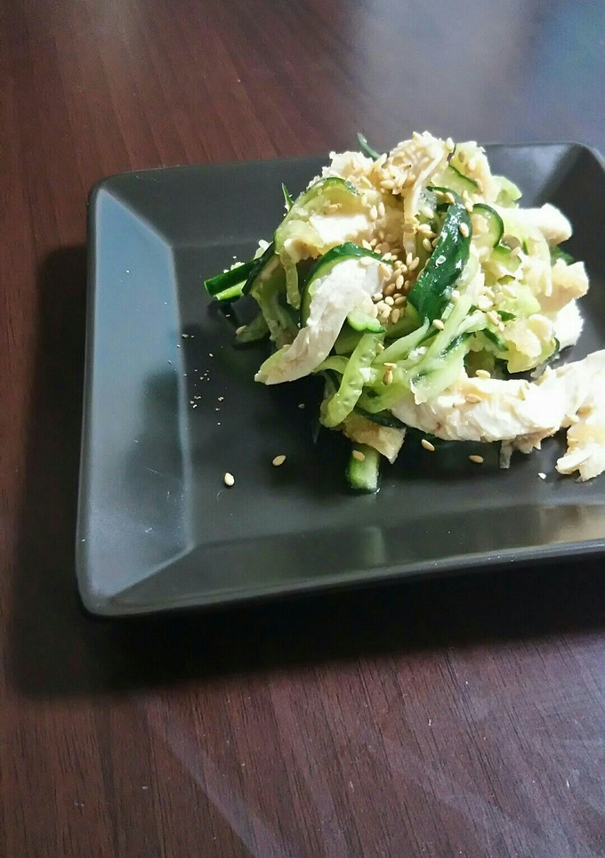 蒸し鶏ときゅうりのおろし和え-レシピのメイン写真