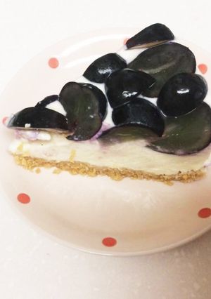 ぶどうのレアチーズケーキ-レシピのメイン写真