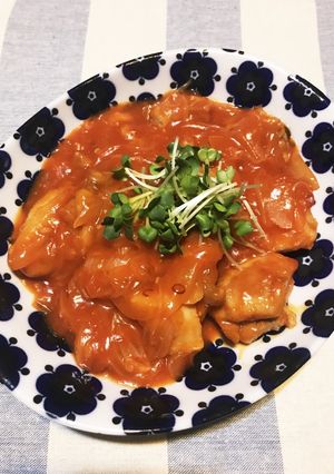 鶏肉のチリソース煮-レシピのメイン写真