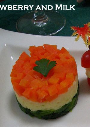 華やか三層付け合わせ-レシピのメイン写真
