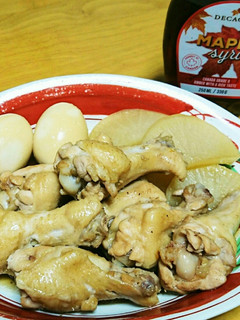 手羽元と大根のメープルシロップ甘辛煮-レシピのメイン写真