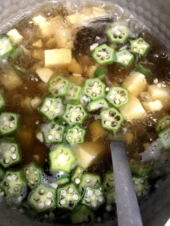 卵豆腐とオクラのお吸い物-レシピのメイン写真
