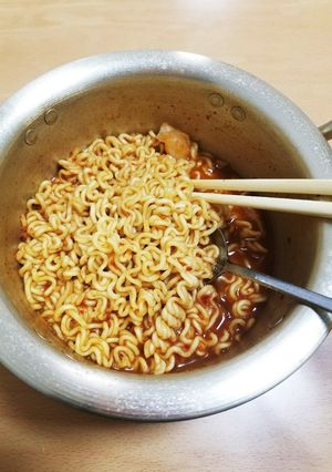 辛いラーメン、簡単！-レシピのメイン写真