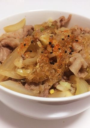 調味料3つ！簡単牛丼-レシピのメイン写真