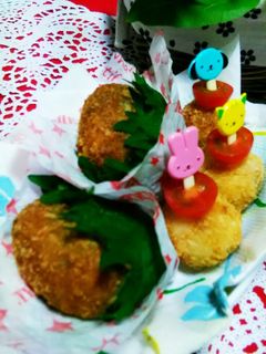 ☆おにぎりフライ(大葉味噌入り)カリ旨!-レシピのメイン写真