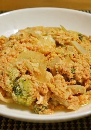 レンジでトマト風味オムレツ-レシピのメイン写真