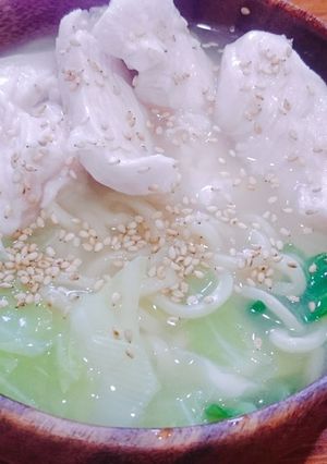鶏むね肉の野菜煮込みラーメン-レシピのメイン写真