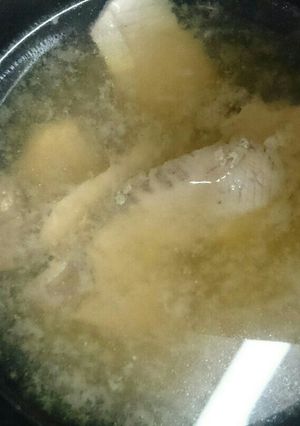 刺身の残りで簡単味噌スープ-レシピのメイン写真