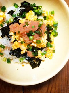 簡単楽ちん明太子丼 ランチにも-レシピのメイン写真