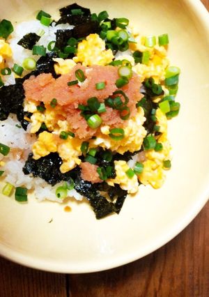 簡単楽ちん明太子丼 ランチにも-レシピのメイン写真