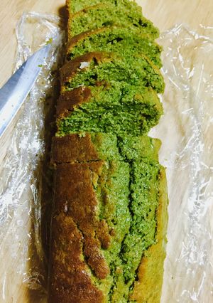 抹茶と甘納豆のパウンドケーキ-レシピのメイン写真