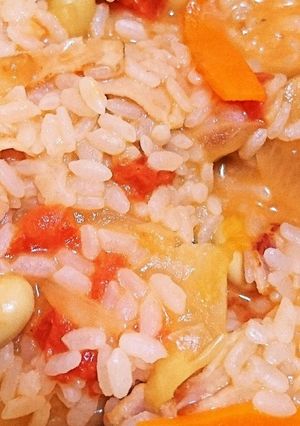 ミネストローネからリゾットに-レシピのメイン写真