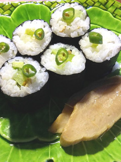 青いトマトの細巻き-レシピのメイン写真