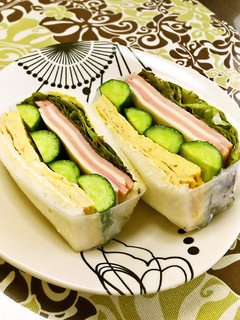 生春巻きサンドイッチ♪-レシピのメイン写真