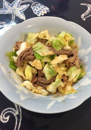 冷製キャベツと牛肉和え-レシピのメイン写真