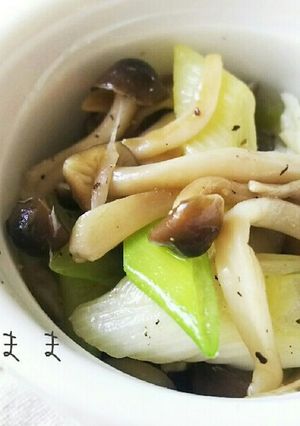 ねぎ塩きのこ-レシピのメイン写真