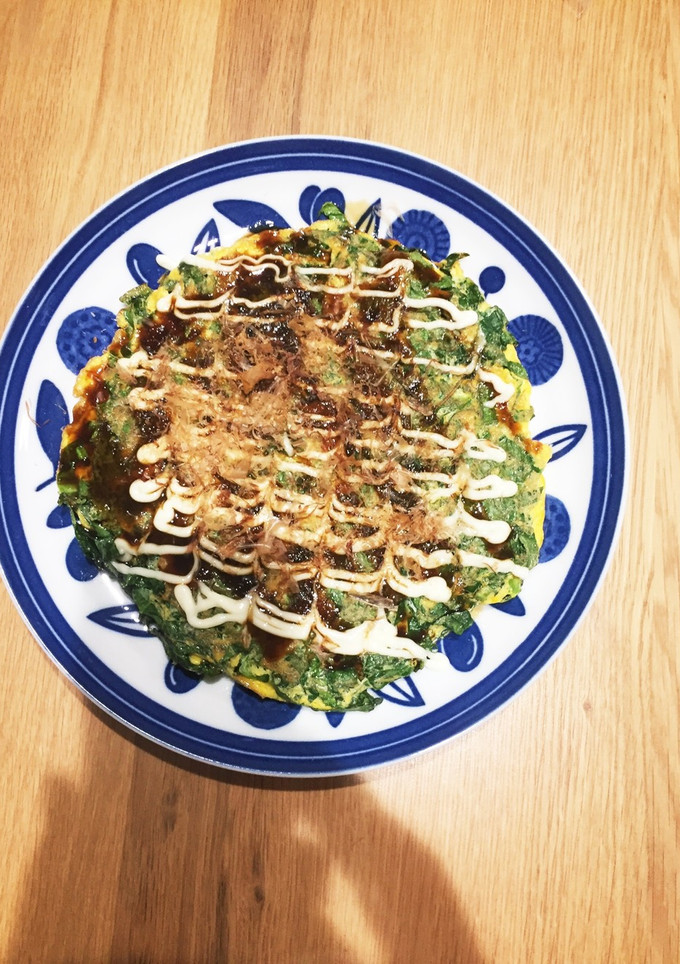 小松菜のお好み焼き風-レシピのメイン写真