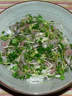香味野菜たっぷりのアジのたたき丼-レシピのメイン写真