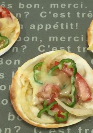 PIZZA DE かにオリーブ-レシピのメイン写真