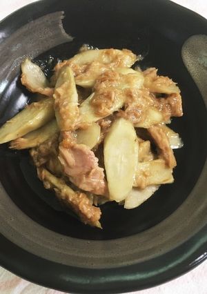 簡単＊ごぼうのツナマヨ炒め＊-レシピのメイン写真