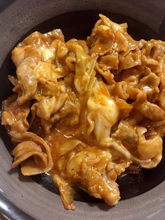 簡単*豚バラとキャベツのケチャップ炒め*-レシピのメイン写真