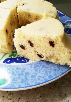 簡単！クルミとレーズンの蒸しケーキ-レシピのメイン写真