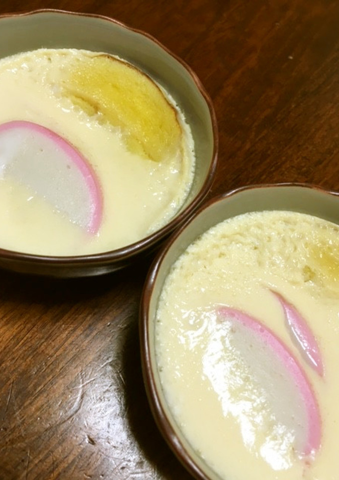 簡単☆蒲鉾と伊達巻入り茶碗蒸し-レシピのメイン写真