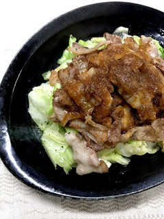 豚ばら肉とキャベツのおろポンがけ-レシピのメイン写真