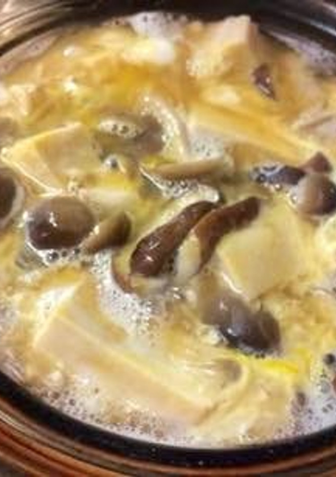 秋きのこと高野豆腐のメープル卵とじ-レシピのメイン写真