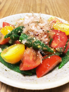 オクラとトマトの梅肉サラダ-レシピのメイン写真