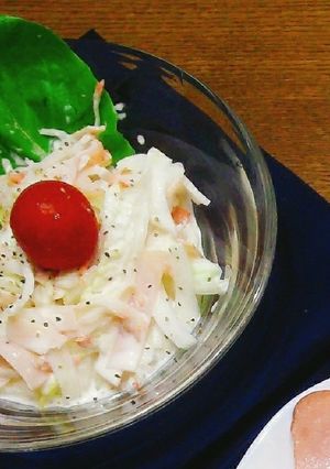 白菜の芯マヨネーズサラダ-レシピのメイン写真
