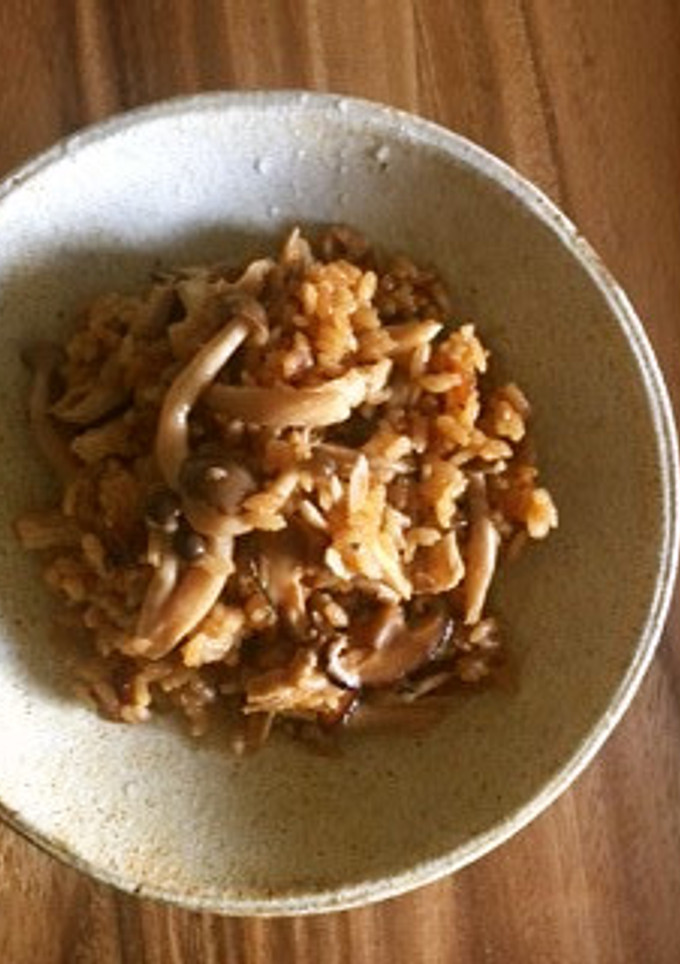 醤油糀ときのこの炊き込みご飯-レシピのメイン写真