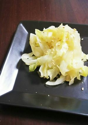 レンジで簡単‼キャベツだけ♪ナムル和え。-レシピのメイン写真
