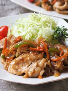 簡単♪野菜たっぷり豚生姜焼き。-レシピのメイン写真